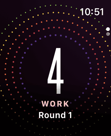 Squall Pride clock face on Apple Watch