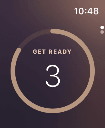 Squall Radial clock face on Apple Watch
